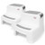 2 Step Stool for Kids (2 Pack) | Toddler Stool for Toilet Potty Training | Slip Resistant Soft Grip for Safety as Bathroom Potty Stool and Kitchen Step Stool | Dual Height & Wide Two Step | by iLove