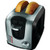 BLACK+DECKER T2707SB 2-Slice Toaster, Bagel Toaster, Black