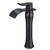 Wovier Oil Rubbed Bronze Bathroom Sink Faucet With Drain,Single Handle Single Hole Vessel Lavatory Faucet,Basin Mixer Tap Tall Body