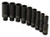 Sunex 1812 9 Piece 1/4-Inch Drive Deep Metric Socket Impact Set