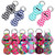 Bignc 10 Pcs Lipstick Key Clip Keychains Chapstick Key Chain Holder Vibrant Prints Lip Blam Keychain