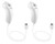 2 Packs Nunchuk Nunchuck Remote Controller Joypad for Nintendo Wii Wii U Console White