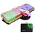 LexonElec@ V1 Keyboard Mouse Combo Gamer Wired Rainbow LED Backlit Multimedia Ergonomic Metal Pro Gaming Keyboard + 3200DPI 6 Buttons Optical Mouse + Mouse Pad for PC (White Gold & Rainbow Backlit)