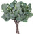 Supla 10 Pcs Artificial Seeded Eucalyptus Leaves Stems Bulk Artificial Silver Dollar Eucalyptus Leaves Plant in Grey Green 11.8" Tall Artificial Greenery Holiday Greens Wedding Greenery