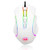 Redragon M602W RGB Wired Gaming Mouse RGB Spectrum Backlit Ergonomic Mouse Griffin Programmable with 7 backlight modes up to 7200 DPI for Windows PC Gamers [White]