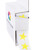 ChromaLabel 3/4 inch Color-Code Star Labels | 1,000/Dispenser Box (Yellow)