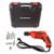 Stalwart Electric Power Drill with 6-Foot Cord  Variable Speed, Reversable Wired Screwdriver with Bubble Level, Carrying Case & Accessories