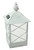 Moonrays 91165 Solar Powered Lantern, Amber LED Light, White Washed Metal