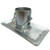 NBJINGYI Trailer Jack Foot Plate 2000LBS Capacity with Pin Base for A-Frame Boat RV Camper Removable Fits 2" Jacks