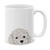 MUGBREW White Toy Poodle Ceramic Coffee Gift Mug Tea Cup, 11 OZ