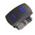 ESUPPORT Car Motor 12V 20A Laser Light Button Rocker Toggle Switch Momentary Blue LED Horn Light Speaker 5Pin
