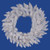 Vickerman 24" Sparkle White Spruce Wreath with 50 Warm White lights