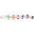 Vickerman 9' 300 Light Multi-Colored Mini-Light Garland on White Wire