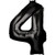 ANAGRAM INTERNATIONAL 3014301 Foil Balloon, 36", Black