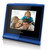 Coby DP356BLU 3.5-Inch Digital Photo Frame with Alarm Clock, Blue