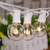 SUNSGNE 50ft White String Lights, 52 G40 Globe Bulbs (2 Extra): Connectable, Waterproof, Indoor/Outdoor Globe String Lights for Patios, Parties, Weddings, Backyards, Porches, Gazebos, Pergolas & More