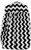 Baby Doll Bedding Chevron Diaper Stacker, Black