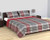Safdie & Co. Luxury Set Quilt, King, Black/Red 3