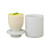 Marbco White Marble Butter Keeper Handmade Kitchen Marble Butter Keeper, Butter Serving Crock