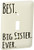 3dRose lsp_151535_1 Best Big Sister Ever Gifts For Elder and Older Siblings Black Text Single Toggle Switch
