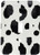 3dRose lsp_164633_1  Black and White Cow Print Single Toggle Switch