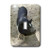 3dRose lsp_4327_1 Black and White Pig Single Toggle Switch