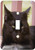 3dRose LLC lsp_23930_1 Black Cat, Single Toggle Switch