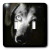 3dRose lsp_1210_2 Black Dachshund Portrait Double Toggle Switch