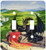 3dRose lsp_48228_2 Double Toggle Switch with Black Dragon and Knight