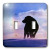 3dRose LLC lsp_11309_2 Black Labrador Dog Poised with Sundogs Double Toggle Switch