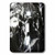 3dRose lsp_53232_1"Black n White Marble print - Single" Toggle Switch