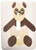 3dRose lsp_43712_1 Black N White Panda Toggle switch