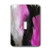 3dRose LLC lsp_38231_1 Black Pink and White Feathers In Soft White Frame, Single Toggle Switch