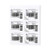 Buhbo 6-UP Address Shipping Label 3-1/3" x 4" Sticker Labels for Laser & Ink Jet Printers (100 Sheets, 600 Labels)