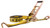 Erickson 58511 2' x 30' Multiplier Ratchet Tie-Down Strap with Double J-Hooks - 10000 lb. Load Capacity