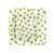 Caspari Spots Square Paper Salad & Dessert Plates in Green, 8 Per Package