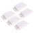 5pcs MC-31 Surface Mount Wired NC Door Contact Sensor Alarm Magnetic Reed Switch White