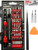 PREMIUM 62 in 1 Repair Tool Kit With 56 Magnetic Bit Set - Precision Screwdriver Set With Ratcheting Screwdriver - iPhone / Cell Phone / Computer Repair Tools / Electrician Tool Kit