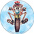 Licenses Products Grateful Dead Psycle Sam Sticker