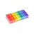 DOSMAMZ 7 Day Pill Organizer, Weekly Pill Box (3-Times-A-Day) with Separate Compartments to Hold Vitamins, Supplements and Medication (Rainbow)
