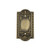 Nostalgic Warehouse 719721 Meadows Switch Plate with Blank Cover, Antique Brass