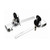 Sliding case Lock 2 Pcs Drawer Display Case Showcase Sliding Glass Door Lock w Keys