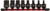Sunex 3645 3/8-Inch Drive Metric Stubby Impact Hex Driver Set, 8-Piece