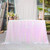 B-COOL 60"x102" Rectangle White Iridescent Sequin Tablecloth, Square Sequins Table Linen Square tablecloth