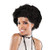 Windy City Novelties Afro Costume Wig 70's 80's Disco Theme (Black)