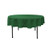 LA Linen Tablcloth Polyester Poplin Tablecloth 72-Inch Round, Green Emerald