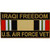 EagleEmblems P12268 Pin-Iraqi Freed,USAF,Vet. (1.125'')