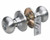 Master Lock Keyed Entry Door Lock, Biscuit Style Knob, Satin Nickel, BCO0115
