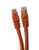 Micro Connectors, Inc. 14 feet Cat 5e UTP Molded Snagless RJ45 Networking Patch Cable - Orange (E07-014O)