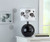 NoJo Good Night Sheep Lamp & Shade, Black & White